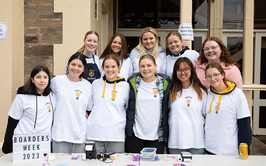 Walford Students at Boarders Week